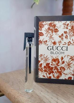 Gucci bloom💥оригинал миниатюра пробник mini 5 мл книжка игла1 фото