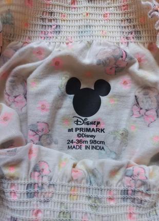 Літній комбінезон ромпер disney від primark 24-36 міс 98 см5 фото