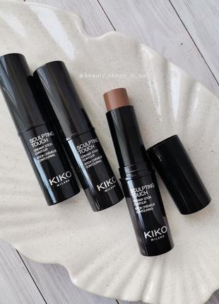 Кремовый стик - контуринг sculpting touch kiko milano 201