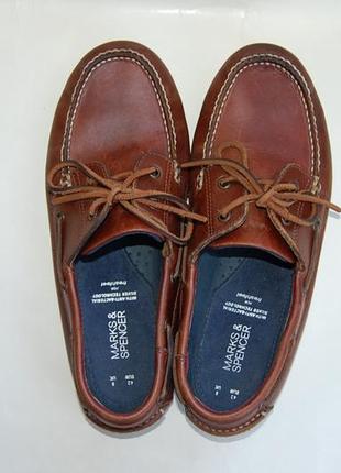 Мокасины-топсайдеры marks & spencer р.42 7