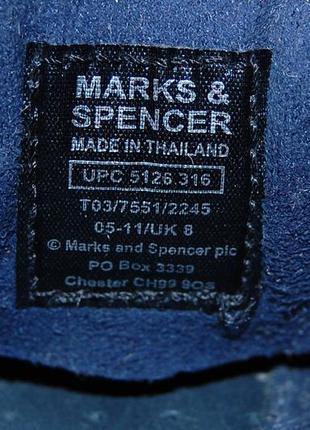 Мокасины-топсайдеры marks & spencer р.42 9