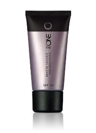 Стійка тональна основа the one matte velvet oriflame тональний крем матирующая орифлейм