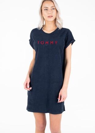 Оригінальна сукня tommy hilfiger  logo terry dress