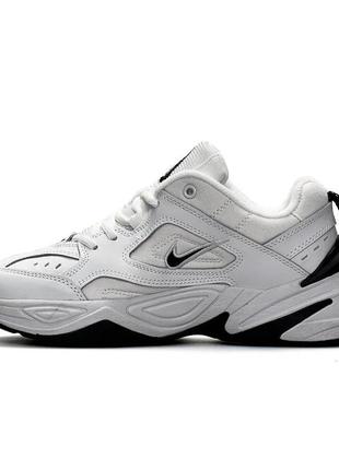 Nike m2k tekno all white4 фото