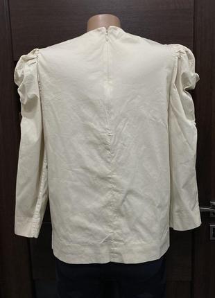 Блуза с воланами свозного кроя5 фото