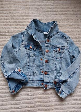 Джинсовка на 3-4 года denim, h&m