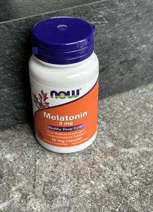 Мелатонін melatonin now foods 3 mg