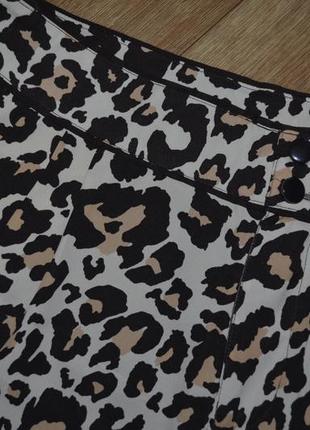 Шифоновые шорты с леопардовым принтом от  h&m divided сток7 фото