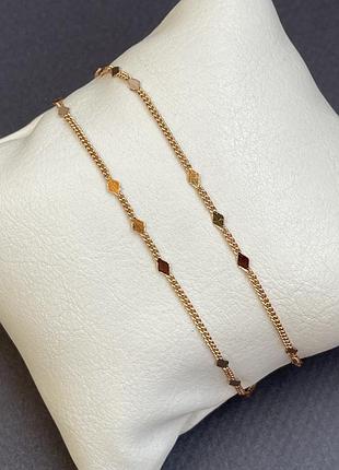 Цепочка мед золото