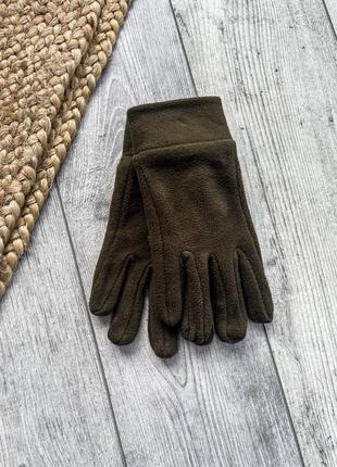 Чоловічі рукавиці флісові3 фото