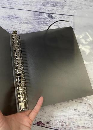 Папка на резинці з кільцями а5