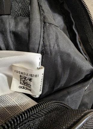 Черная мини-сумка адидас adidas с камуфляжным принтом10 фото