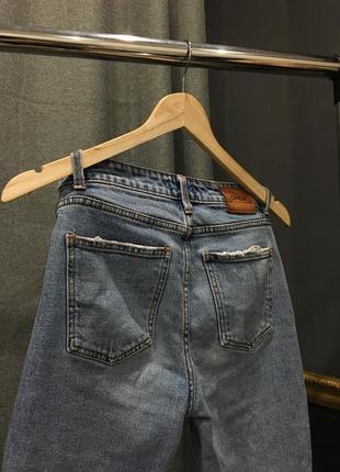 Джинси / жіночі джинси / світлі джинси / джинси на високій посадці4 фото