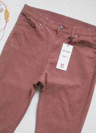 Шикарные стрейчевые джинсы скинни цвет карамель uniqlo оригинал 💜❄️💜2 фото