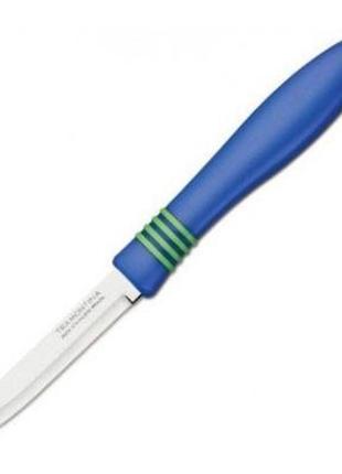 Кухонный нож tramontina cor & cor для овощей 76 мм blue (23461/133)