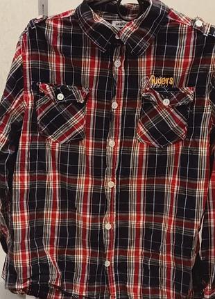 Рубашка, блуза, рубашка okay, рубашка в клетку, рубашка