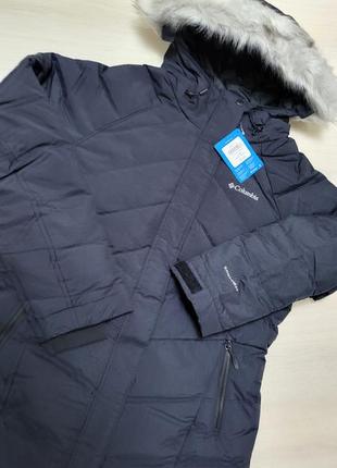 Новое зимнее женское пальто пуховик columbia lay d down mid jacket8 фото