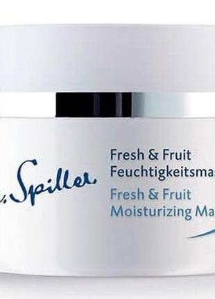 🤍увлажняющая маска с тропическими фруктами fresh &amp; fruit moisturizing mask dr. spiller ❕разлив❕