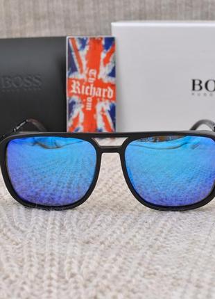Фирменные солнцезащитные очки  прямоугольные thom richard tr9023 wayfarer зеркальные6 фото