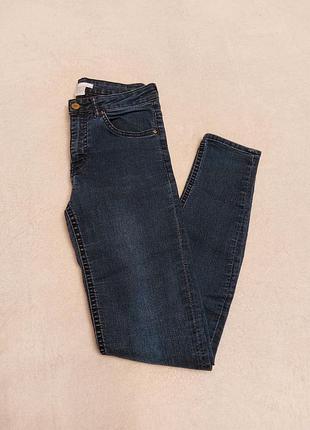 Джинсы h&m прямые, 36, s, высокая посадка.