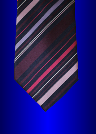 Яркий стильный мужской широкий галстук в полоску самовяз  краватка из полиэстера от tomas nash lkj
