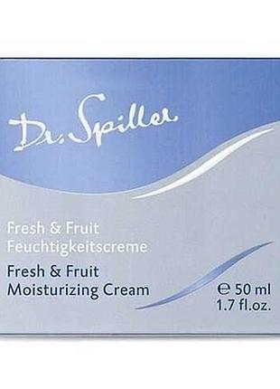 Легкий зволожуючий крем fresh & fruit moisturizing cream dr. spiller ❕розлив❕