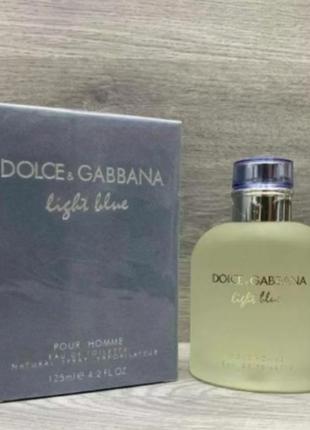 Dolce gabbana light blue pour homme туалетна вода 125 ml дольче габбана лайт блю пур гом мужська парфумерія2 фото