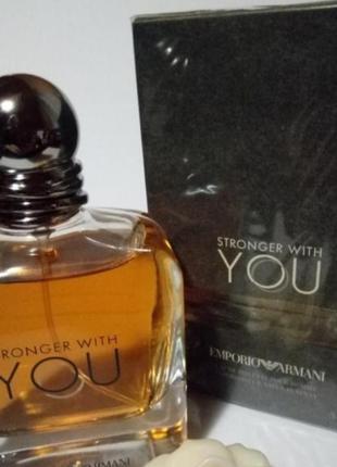 Туалетная вода giorgio armani emporio духи armani stronger with you 100 ml (джорджио армани стронгер визу )1 фото