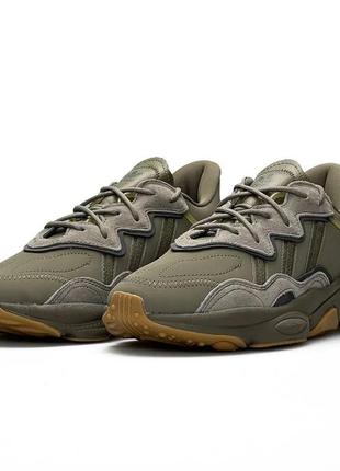 Adidas originals ozweego (khaki)1 фото