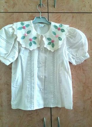 Красивая нарядная блуза для девочки