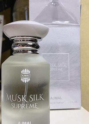 Ajmal - musk silk supreme парфумована вода оригінал! / мускус,конвалія,амбра9 фото