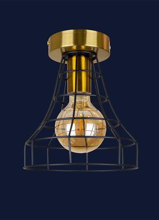 Стельовий світильник у стилі лофт 752x8876f-1 brz+bk