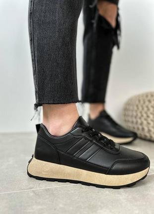 Кросівки з еко шкіри та замші, є 4 кольори