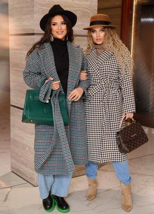 Стильное шерстяное женское оверсайз