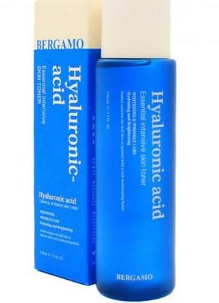 Bergamo essential intensive hyaluronic acid тонер для обличчя