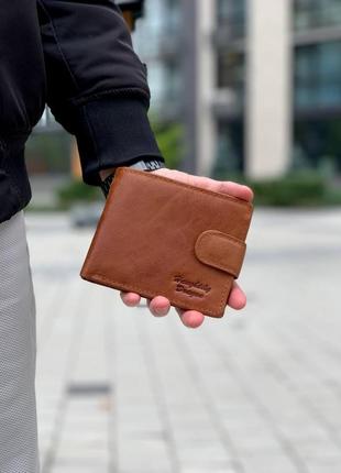 Стильний гаманець із натуральної телячої шкіри. цей гаманець підійде під будь-який стиль чоловіка 🔥1 фото