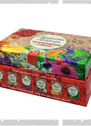 Подарунковий набір чаю ексклюзивний сувенір, 72 шт мудрість природи