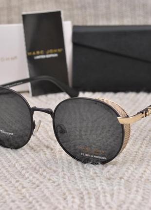 Фирменные солнцезащитные очки  круглые   marc john polarized mj0789