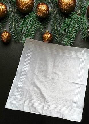 🌲🌲носова № 4-л3 хустка чоловіча носова біла🌲🌲