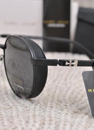 Фирменные солнцезащитные очки  круглые   marc john polarized mj0789