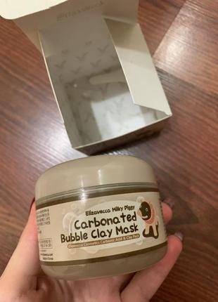Глиняна бульбашкова маска від elizavecca