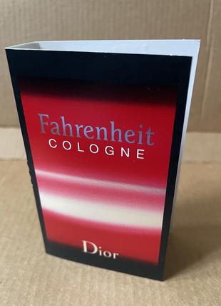 Christian dior fahrenheit cologne одеколон 1ml1 фото