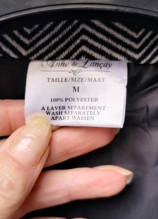 Интересное трикотажное флисовое пальто оверсайз в принт елочьку ❤️5 фото