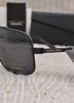 Фирменные солнцезащитные очки  прямоугольные  marc john polarized mj07902 фото