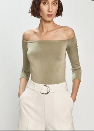 Супер крутая ковта свитер с оголеными плечами🥰 h&m