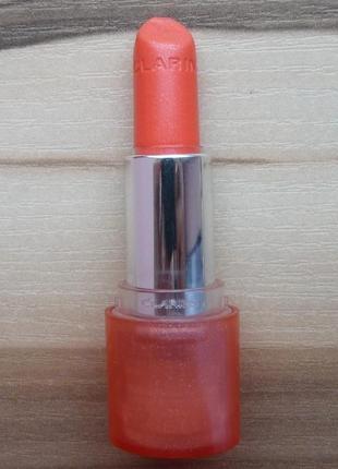 Увлажняющая помада-блеск clarins joli rouge brillant 20 coral tulip тестер