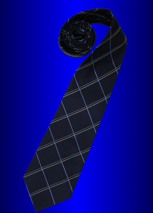 Классический мужской в квадрат широкий галстук краватка из полиэстера от bhs limited, англия lkj5 фото