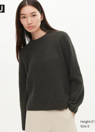 Джемпер светр uniqlo з 100% вовни преміум-класу
