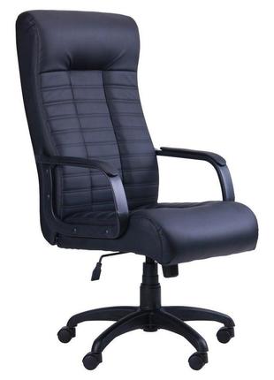 Комп'ютерне крісло amf атлетик софт tilt чорне з високою спинкою для керівника