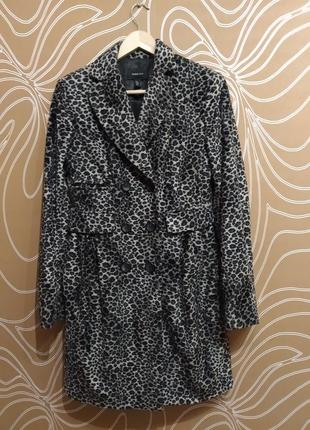 Женское пальто в леопардовый принт от mango1 фото